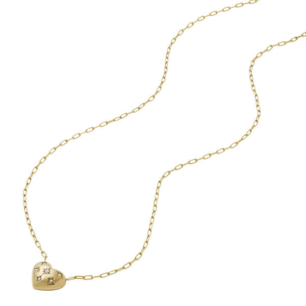 FOSSIL Sadie All My love gyllt hálsmen JF04856