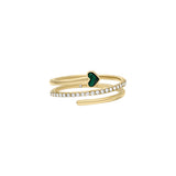 FOSSIL Sutton Modern Meadows gold-plated ring JF04860