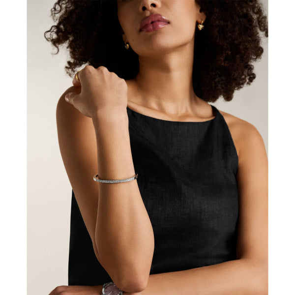 FOSSIL Ellis Pave Glitch Bangle armband JF04863
