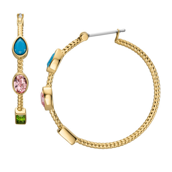 FOSSIL The Good Luck Collection eyrnalokkar