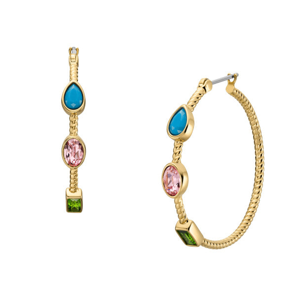 FOSSIL The Good Luck Collection eyrnalokkar