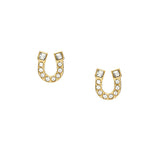 FOSSIL Horseshoe eyrnalokkar JF04908