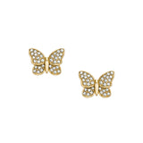 FOSSIL Sutton Pave Butterfly eyrnalokkar JF04922