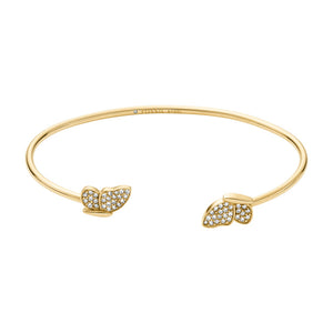 FOSSIL Sutton Pave Butterfly gold-tone chain bracelet JF04923
