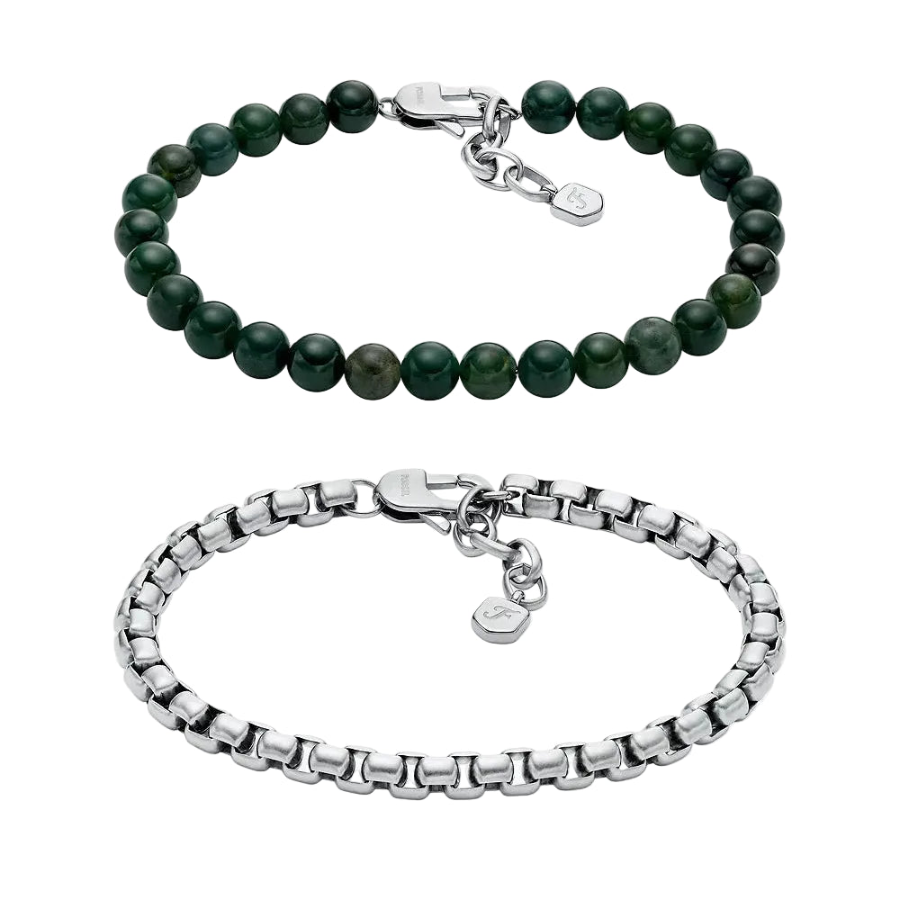 FOSSIL Combo 2 herraarmbönd í setti