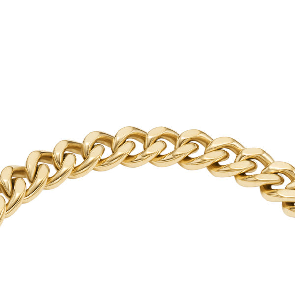 FOSSIL Carlie T-Bar Pave gyllt armband JF04957