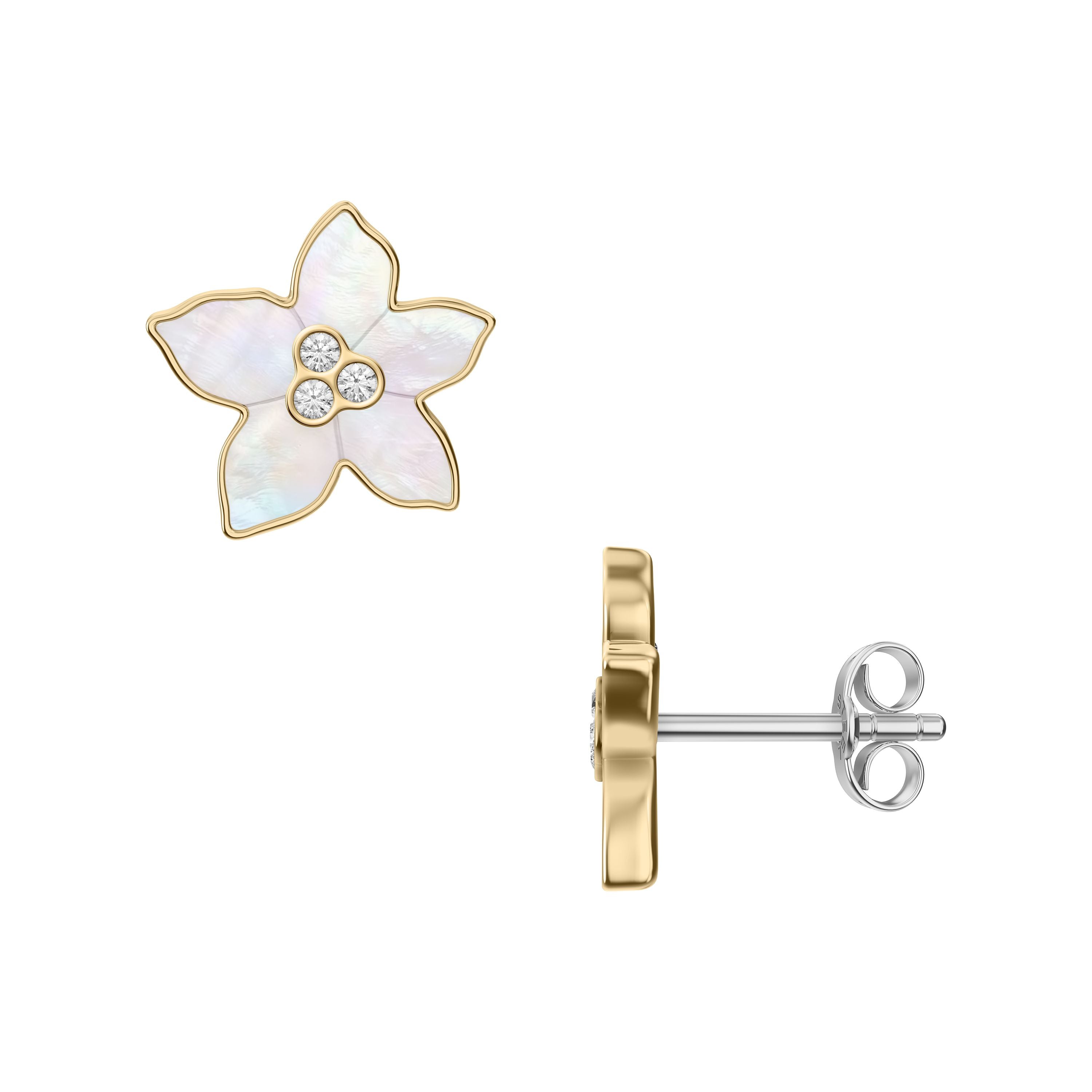 FOSSIL Sutton Flower Collection eyrnalokkar JF04973