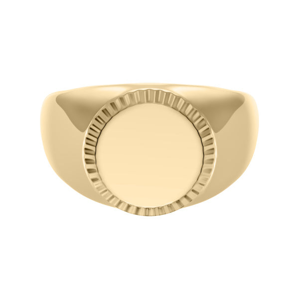 FOSSIL Ellis Signet Engravables gylltur hringur JF04981