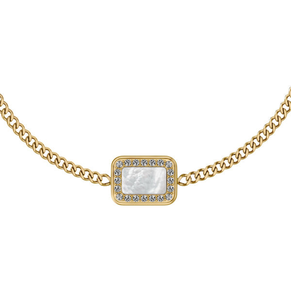FOSSIL Glitz Mother Of Pearl gyllt armband JF04998