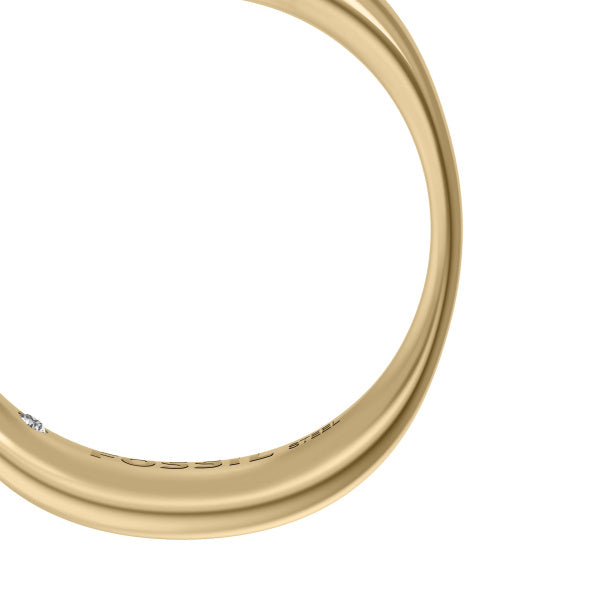 FOSSIL Ellis Domed Collection gylltur hringur JF05001