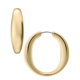 FOSSIL Ellis Domed Collection gold-plated earrings JF05003