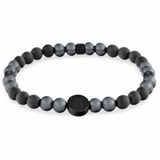 TOMMY HILFIGER TH85 Beads grátt og svart armband 2790625