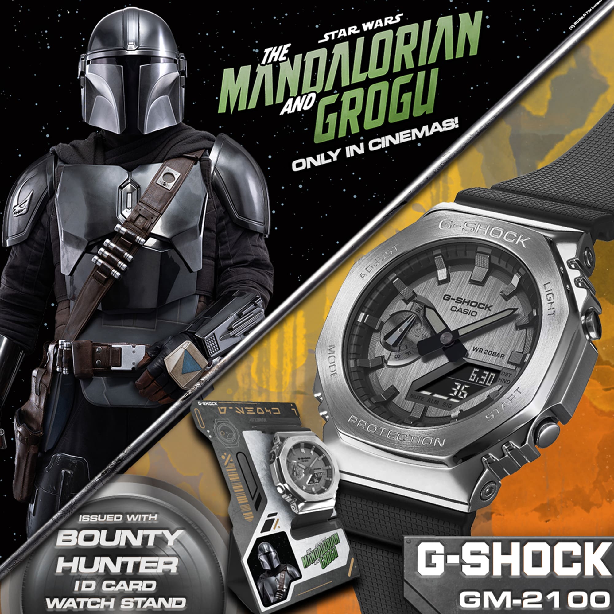 CASIO G-Shock Star Wars: The Mandalorian™ Grogu GM-2100-1AER-MAN