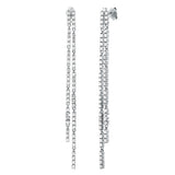 MICHAEL KORS Premium Lariat silfureyrnalokkar MKC1813