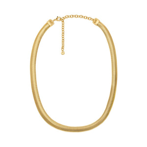 MICHAEL KORS Metallic Muse Chain gyllt hálsmen MKJ8486