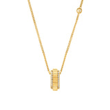 MICHAEL KORS Lexington gyllt hálsmen með zirkonia MKJ8609