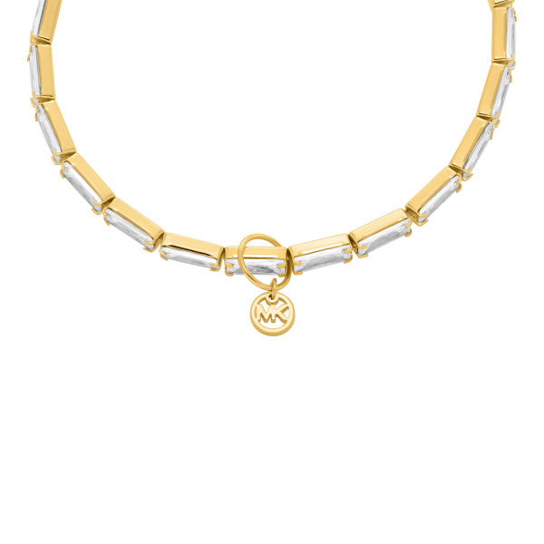 MICHAEL KORS Brilliance gyllt silfurarmband með zirkonia MKJ8614