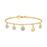 MICHAEL KORS Brilliance gyllt silfurarmband með zirkonia MKJ8631