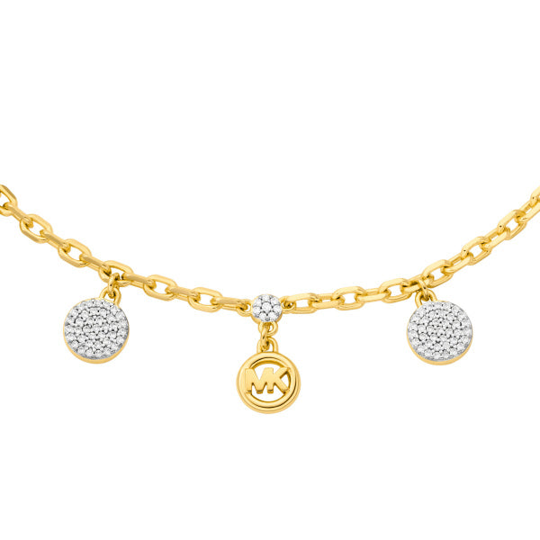 MICHAEL KORS Brilliance gyllt silfurarmband með zirkonia MKJ8631