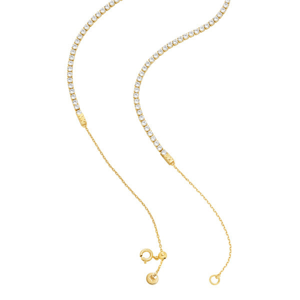 MICHAEL KORS Premium Brilliance Choker gyllt hálsmen MKJ8649710