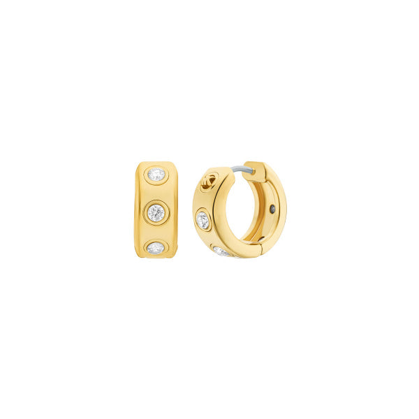 MICHAEL KORS Premium Brilliance gylltir eyrnalokkar MKJ8652
