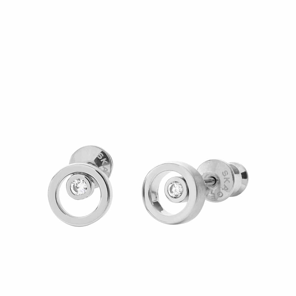 SKAGEN Kariana eyrnalokkar með zirkonia SKJ0836
