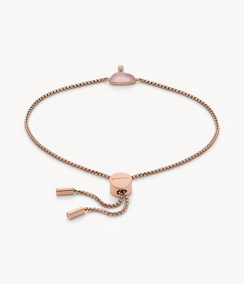 SKAGEN Sea Glass Rósagyllt armband