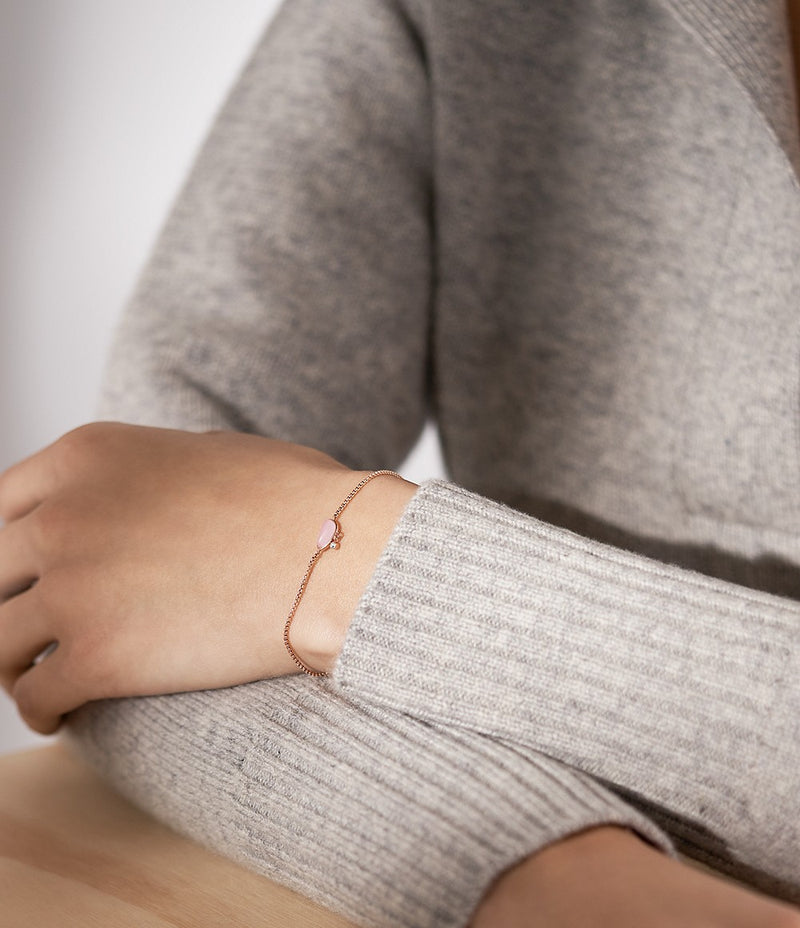 SKAGEN Sea Glass Rósagyllt armband