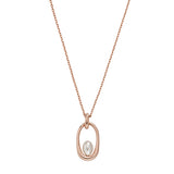SKAGEN Agnethe Pearl rósagyllt hálsmen SKJ1749