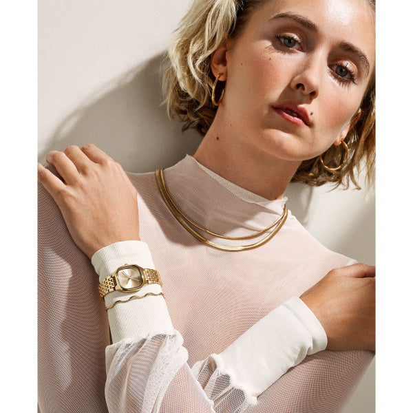 SKAGEN Moderne Stak gyllt hálsmen SKJ1872