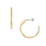 SKAGEN Moderne Hoops gold-plated earrings 35mm SKJ1870