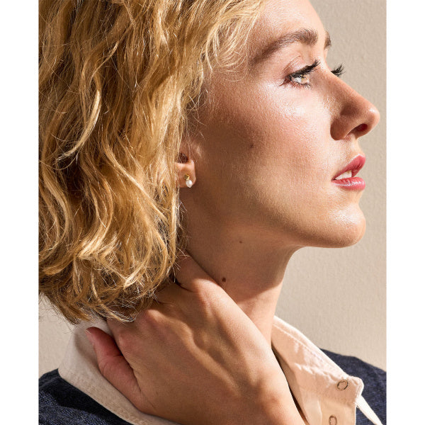 SKAGEN Agnethe Pearl gylltir eyrnalokkar