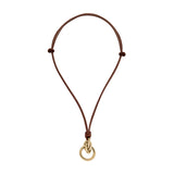 SKAGEN Moderne Stak gyllt hálsmen SKJ1897