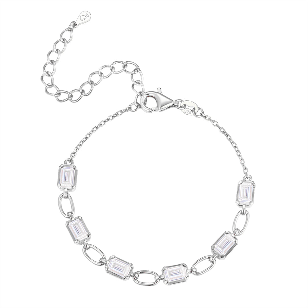 VERA DESIGN Crystal silfurarmband með zirkonia