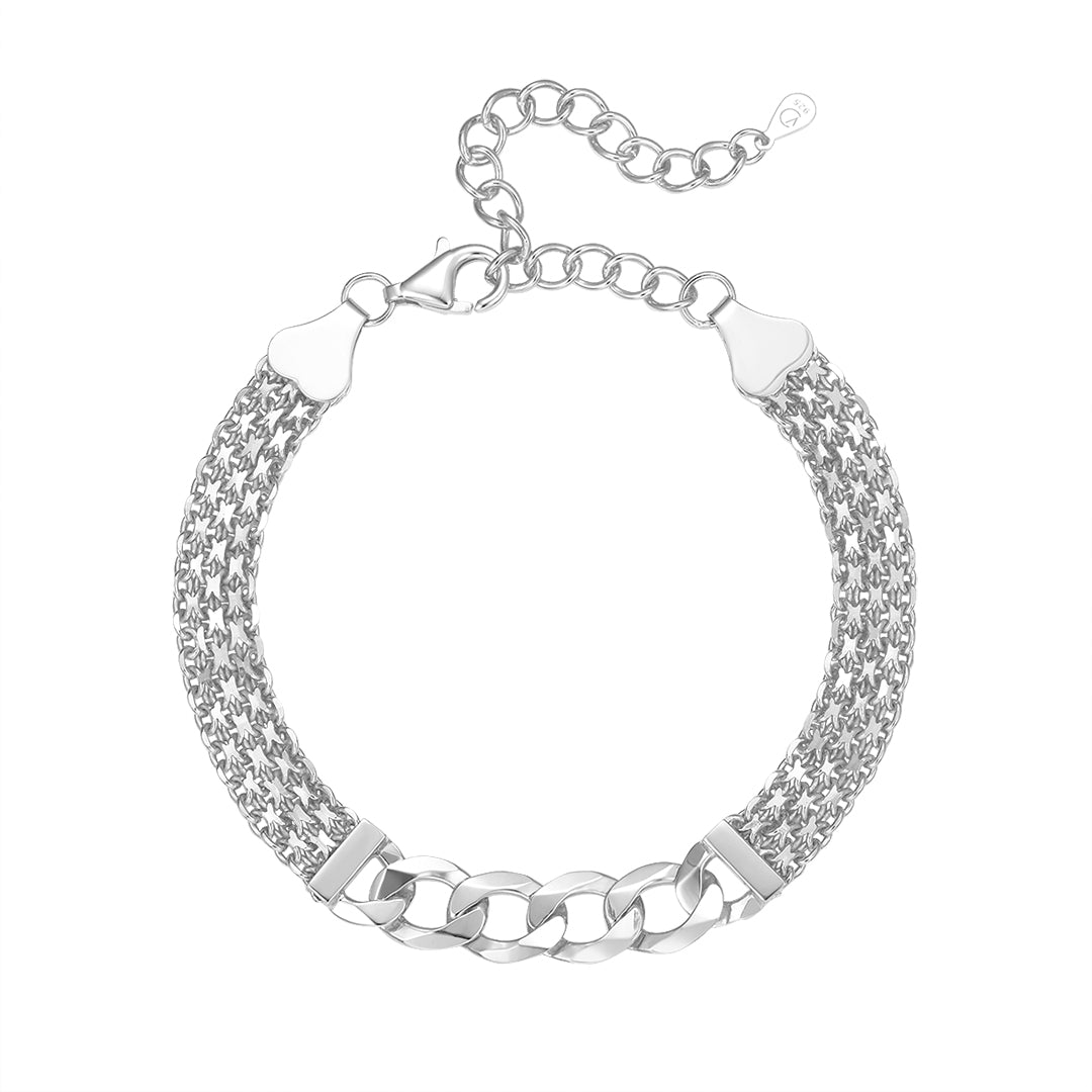 VERA DESIGN Mother Chain silfurarmband