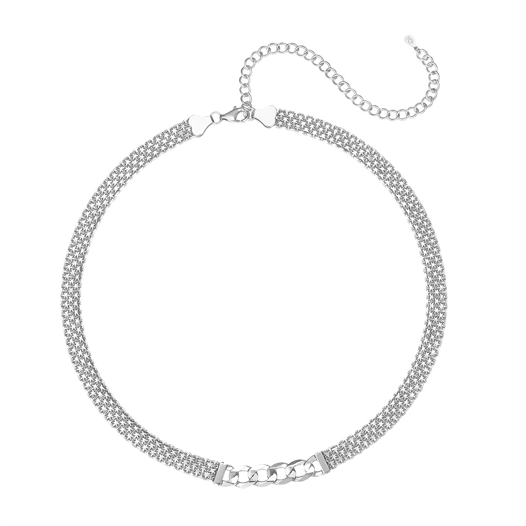 VERA DESIGN Mother Chain silfurhálsmen
