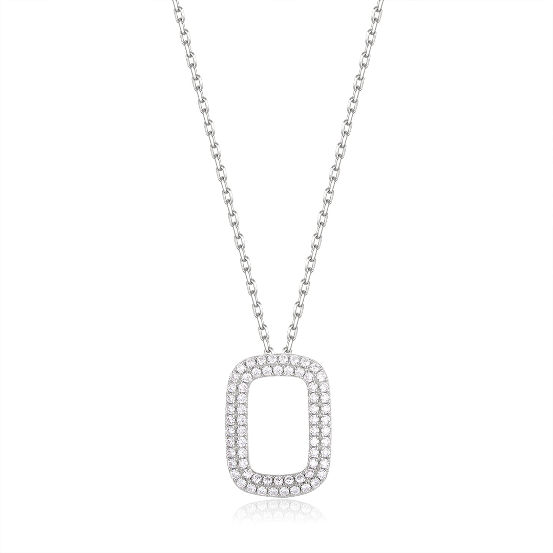 VERA DESIGN Mother silfurhálsmen með zirkonia