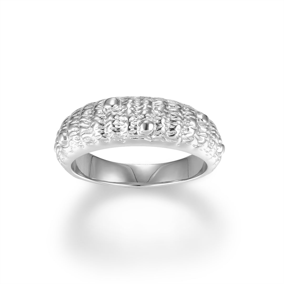 VERA DESIGN Stuðlaberg Midi silfurhringur