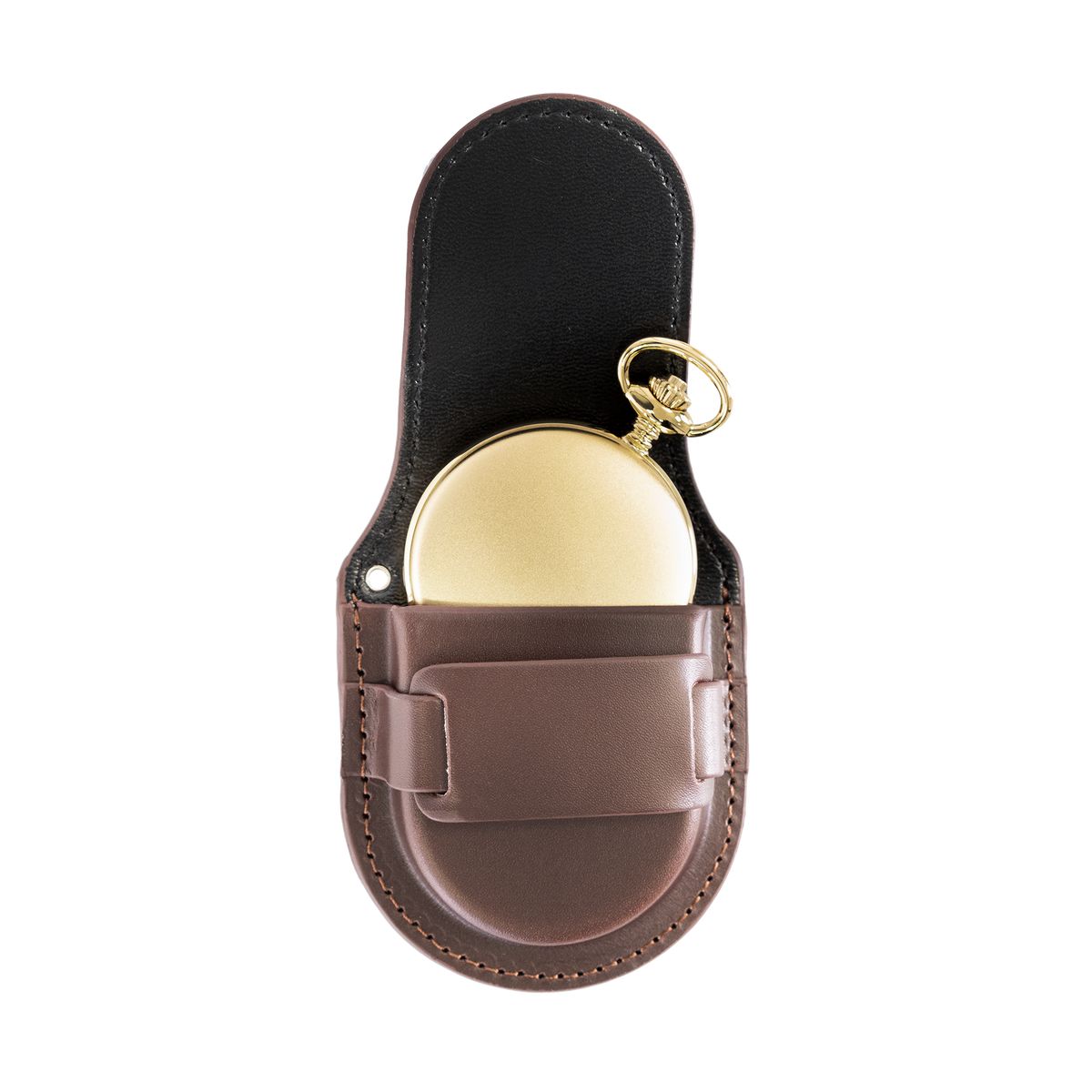 Westminster Pocket Watch Case, Dark Brown