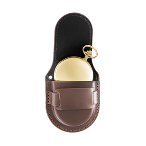 Westminster Pocket Watch Case, Dark Brown