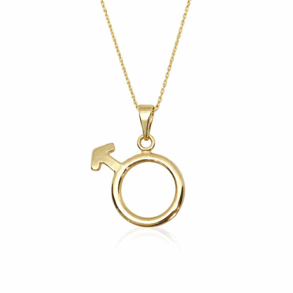 Gullhálsmen 8kt KK tákn