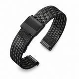 Bushwick mesh steel bracelet | Black
