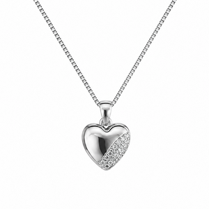 ASTORÍA Mila silver necklace with zirconia stones