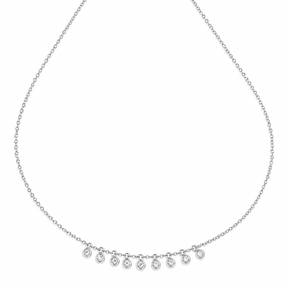 ASTORÍA Autumn hálsmen með zirkonia steinum