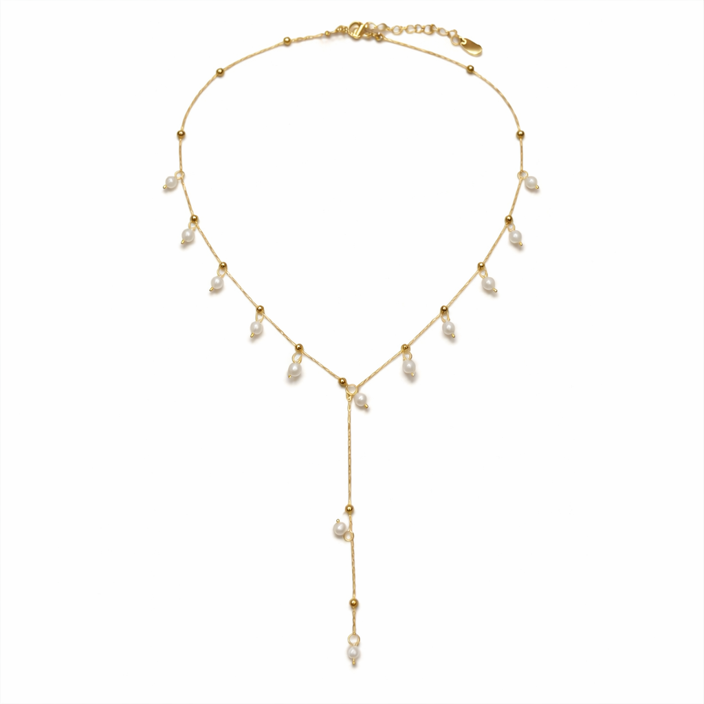 OCEANIA Chandra gyllt hálsmen