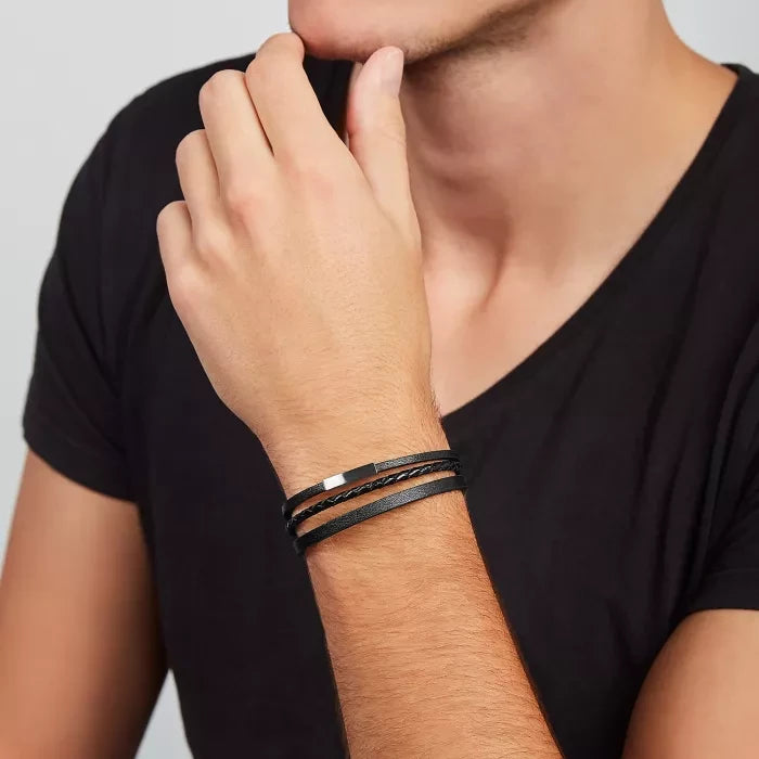 FOSSIL Ellis Smoke herraarmband JF03185