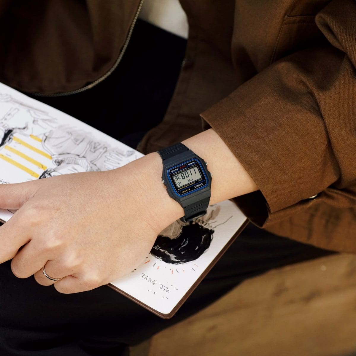 CASIO Timeless Collection F-91W-1YEG