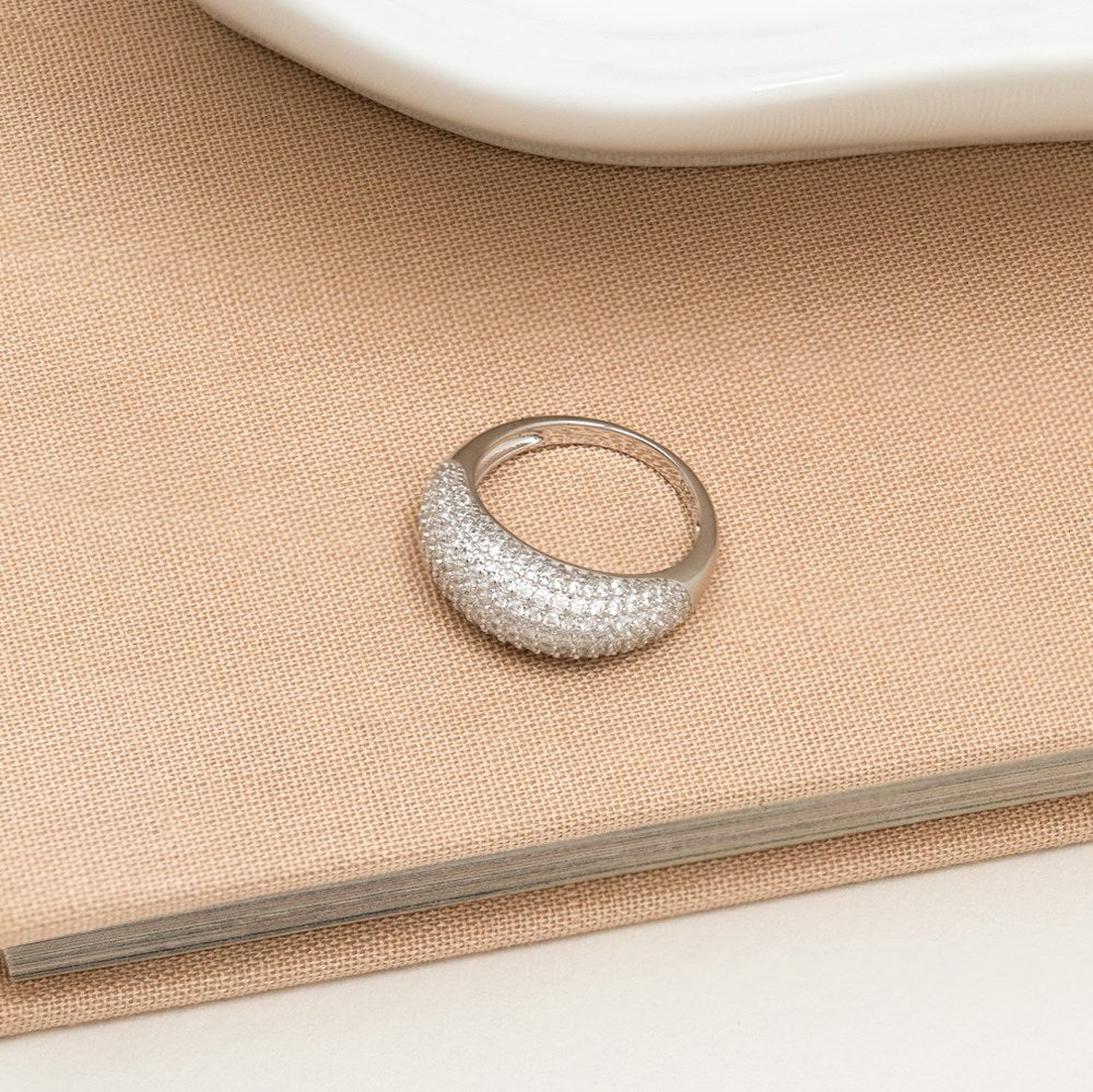 JOANLI NOR Paula silfurhringur með zirkonia ●350950