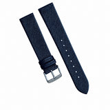 Saffiano leather strap | Blue