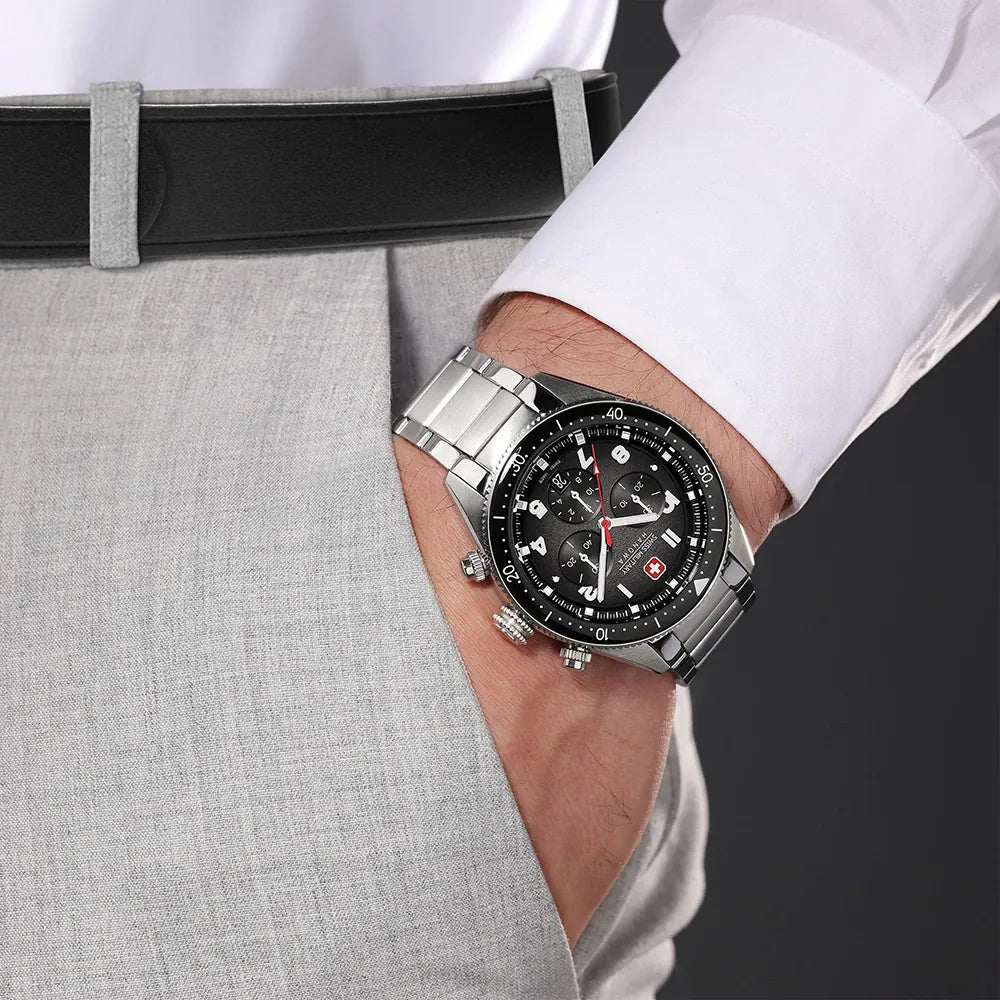 SWISS MILITARY HANOWA Greyhound Chrono 43mm